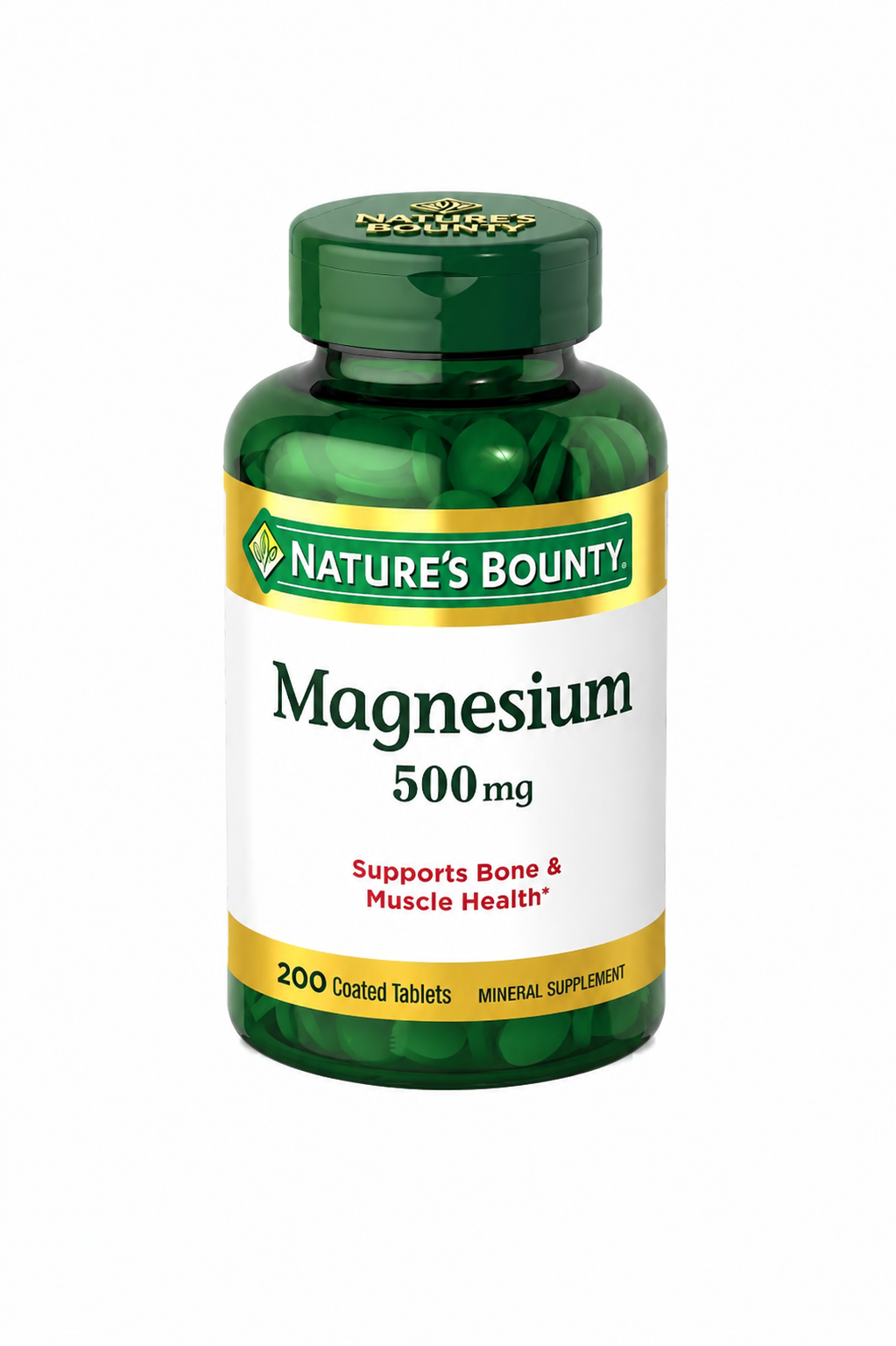 MAGNESIUM WHOLE BODY SUPPORT 500 mg X 200 TABLETS-NATURE´S BOUNTY