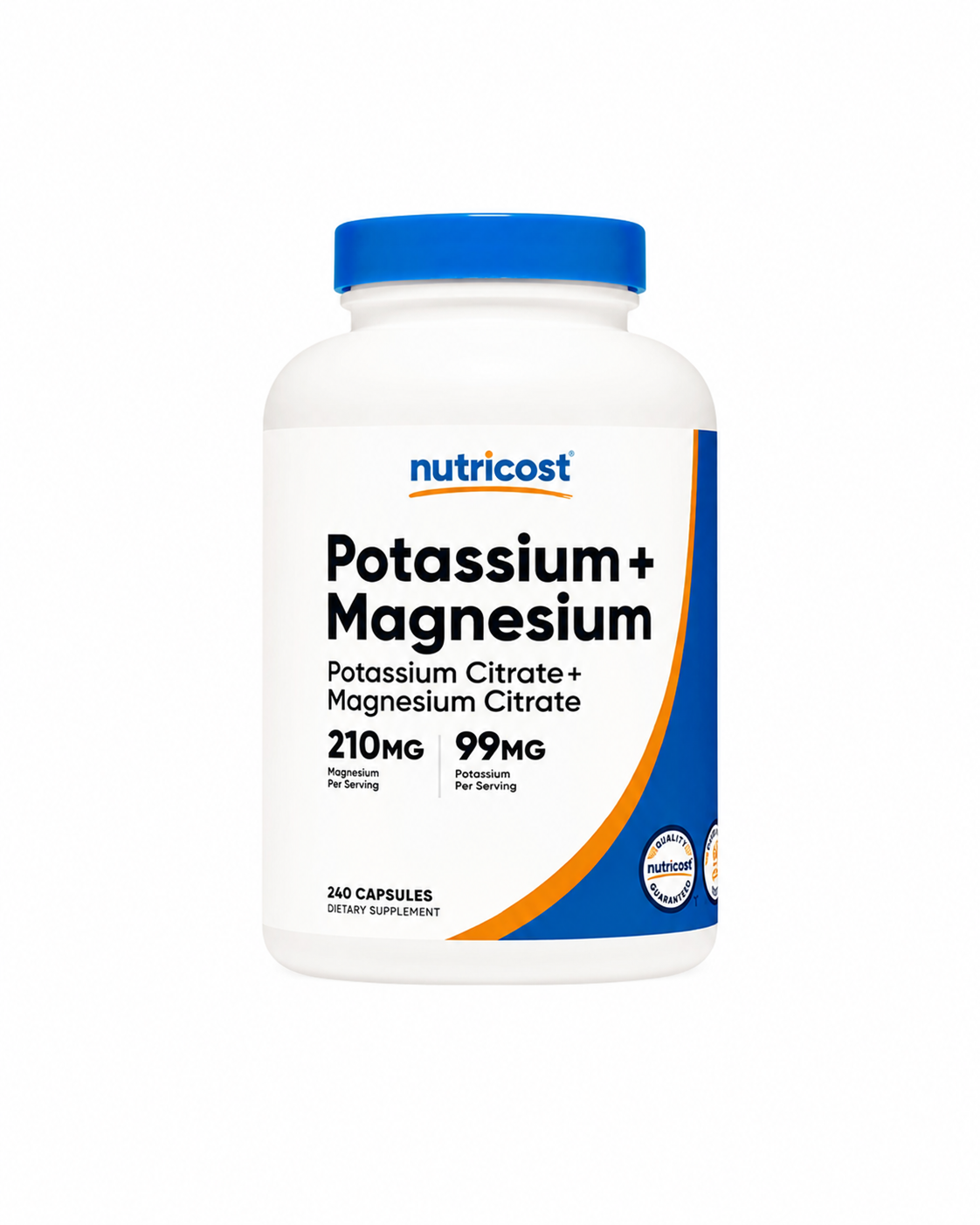 POTASSIUM+MAGNESIUM X 240 CAPSULES-NUTRICOST