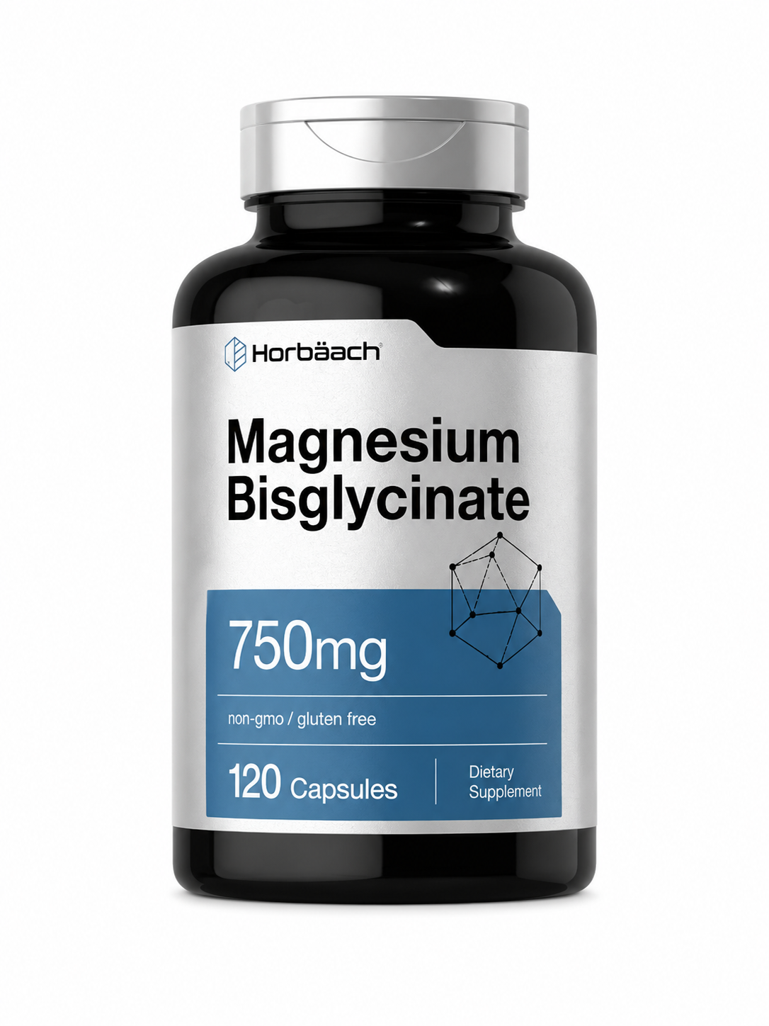 MAGNESIUM BISGLYCINATE 750 mg X 120 CAPSULES-HORBÄACH