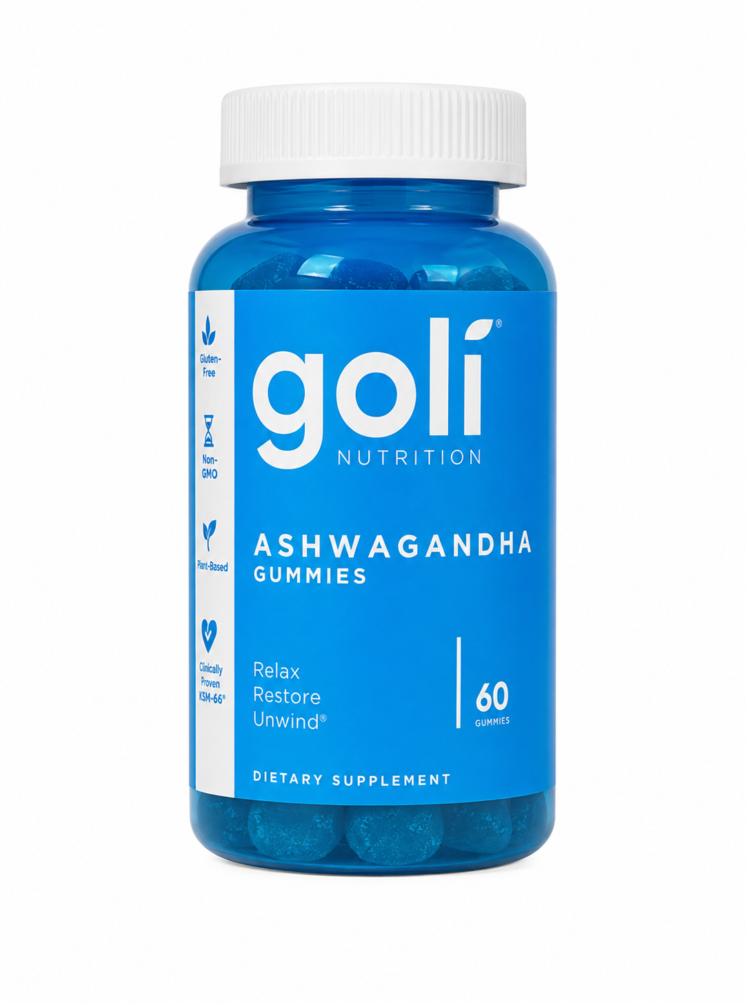 ASHWAGANDHA X 60 GUMMIES-GOLY