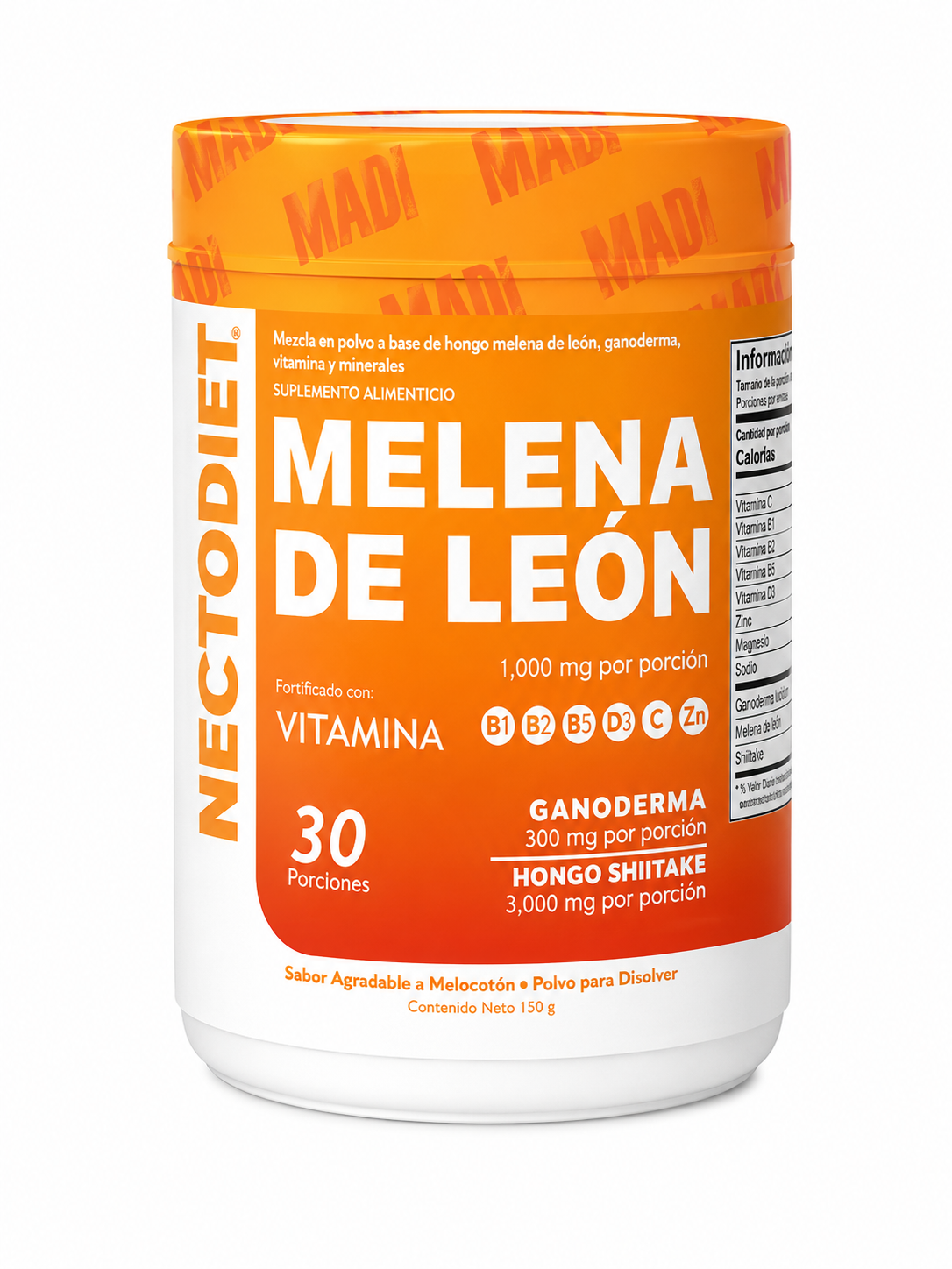 MELENA DE LEÓN-GANODERMA-HONGO SHITAKE