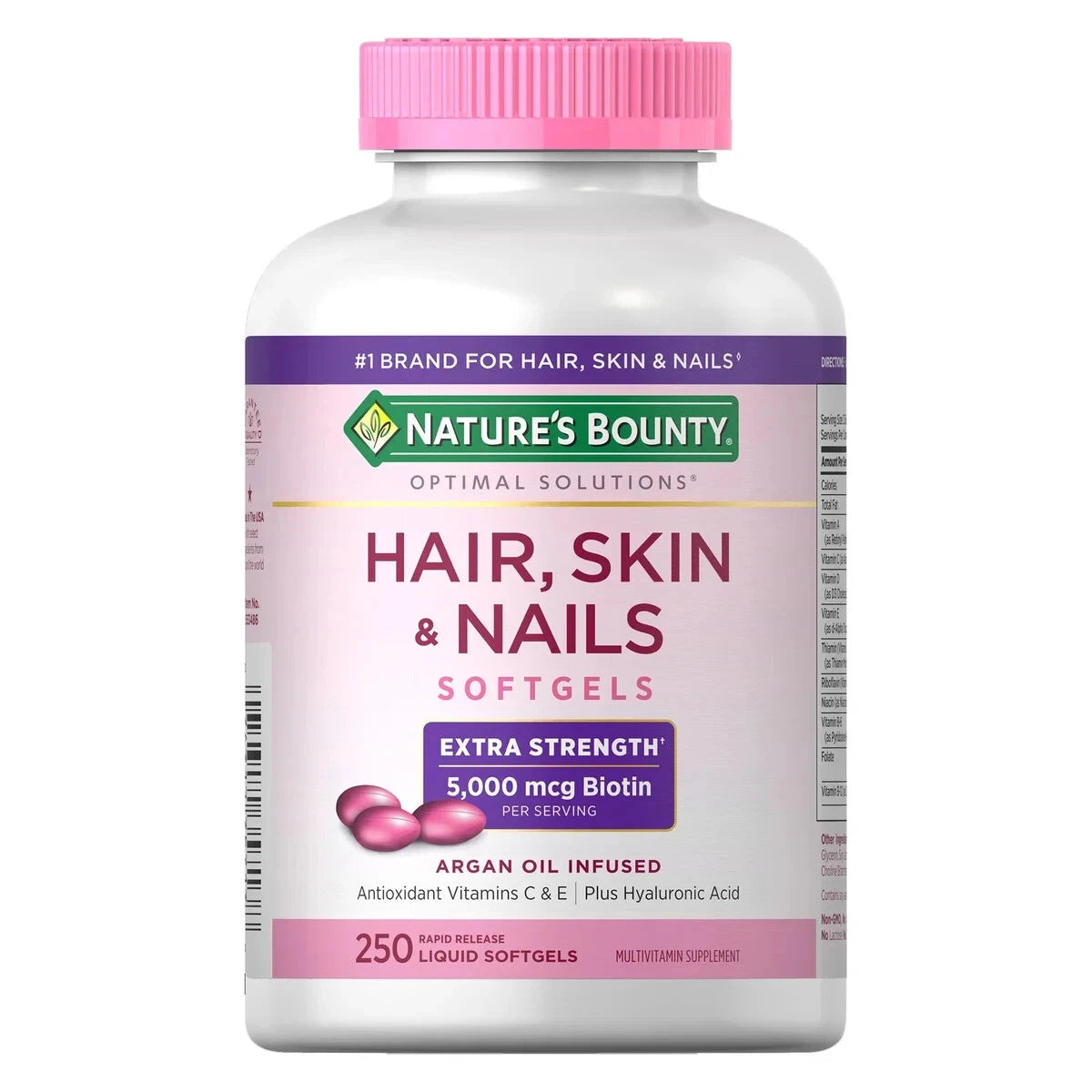HAIR, SKIN & NAILS X 250 CÁPSULAS-NATURE´S BOUNTY
