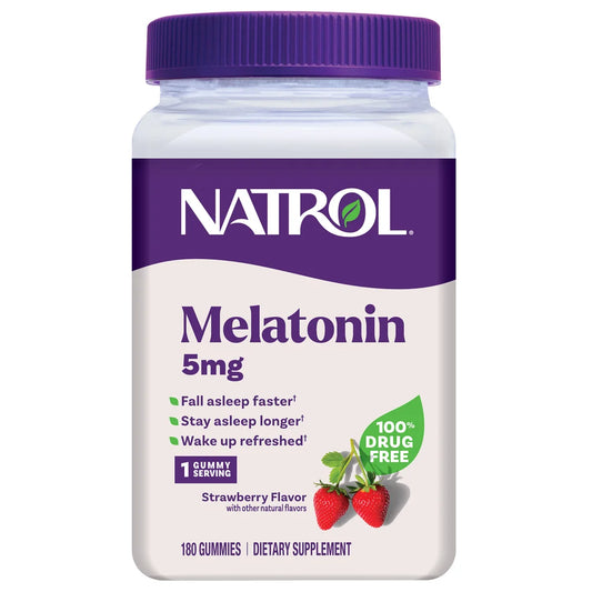 MELATONIN 5 mg X 180 GUMMIES-NATROL