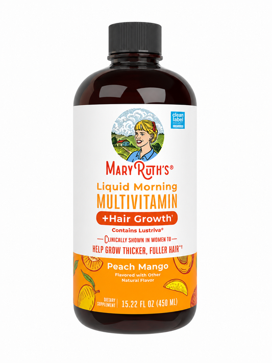 LIQUID MORNING MULTIVITAMIN-HAIR GROWTH PEACH MANGO 450 ml
