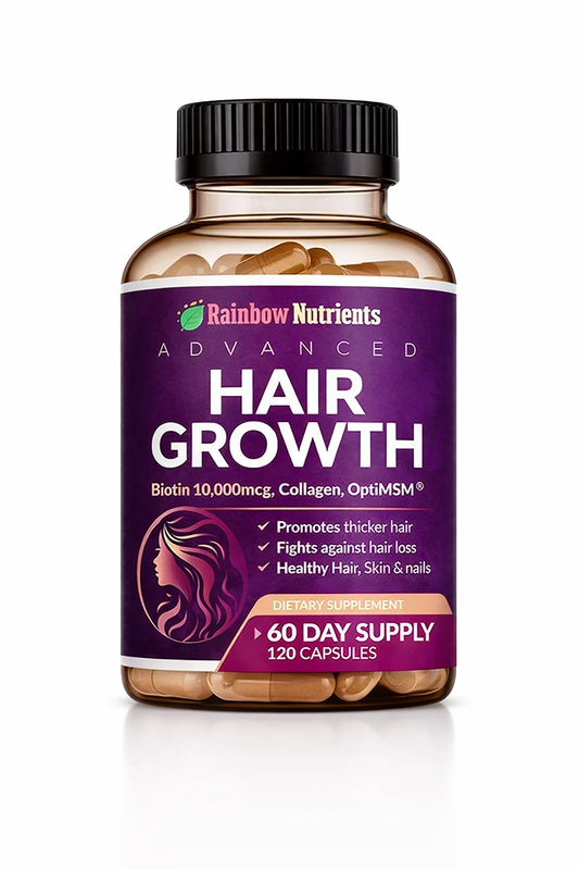 HAIR GROWTH ADVANCED X 120 CÁPSULAS-RAINBOW NUTRIENTS