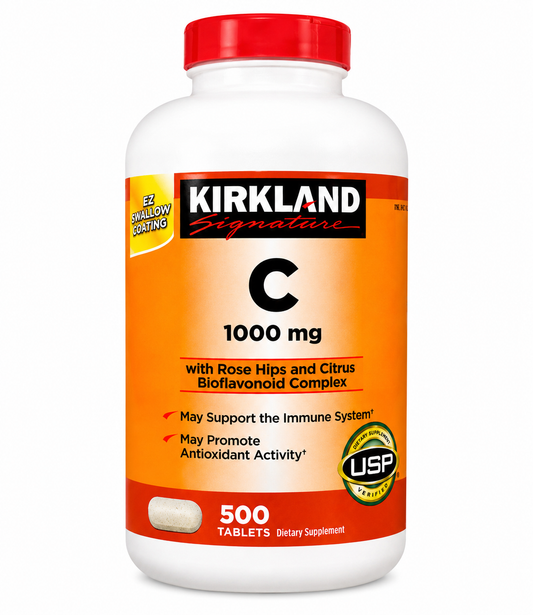 VITAMINA C 1000 mg X 500 CÁPSULAS-KIRKLAND SIGNATURE