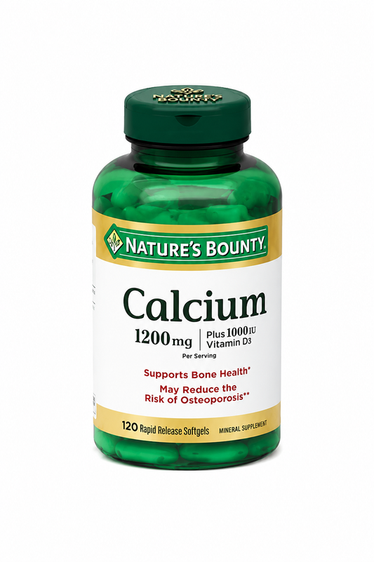 CALCIUM 1200 mg X 120 TABLETS-NATURE´S BOUNTY