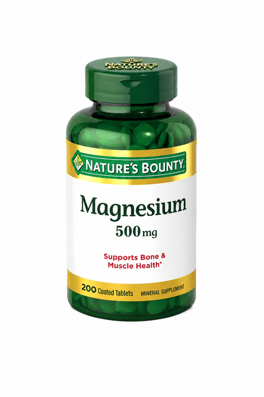 MAGNESIUM WHOLE BODY SUPPORT  500 mg X 200 TABLETS-NATURE´S BOUNTY