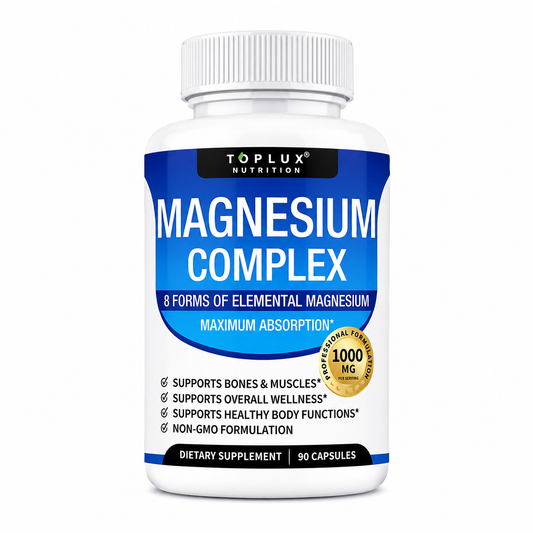 MAGNESIUM COMPLEX TOPLUX NUTRITION 1000 mg X 90 CAPSULES