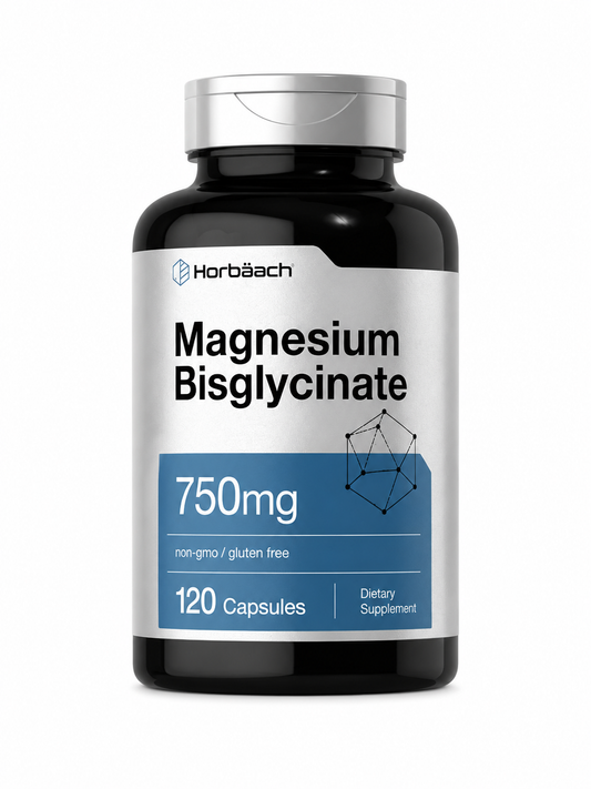 MAGNESIUM BISGLYCINATE 750 mg X 120 CAPSULES-HORBÄACH