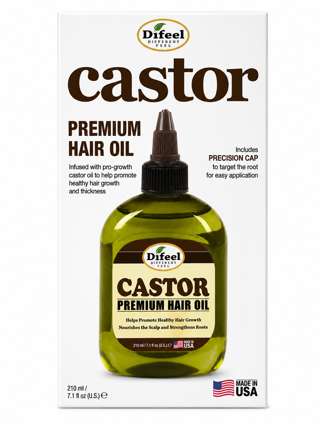 CASTOR PREMIUM HAIR OIL 210 ml-DIFEEL