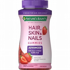 HAIR, SKIN & NAILS ADVANCED GUMMIES X 140-NATURE´S BOUNTY