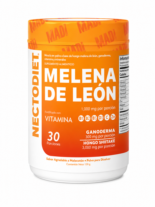 MELENA DE LEÓN-GANODERMA-HONGO SHITAKE
