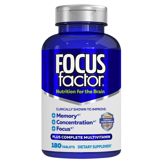 FOCUS FACTOR NUTRITION FOR THE BRAIN X 180 CÁPSULAS
